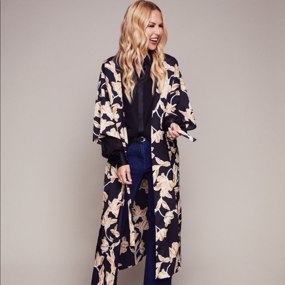 Rachel Zoe Maison Du Soir Floral Robe Kimono S/M Box of Style